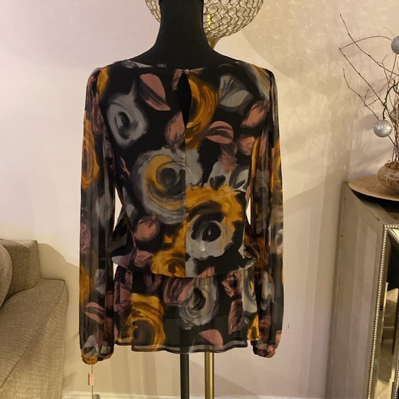 St. John Multicolor Floral Blouse - Picture 4 of 5